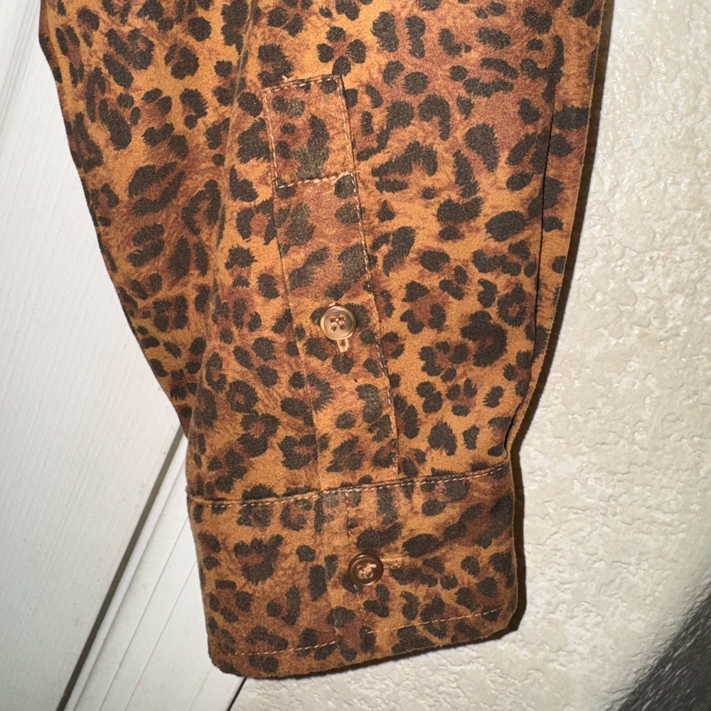 White Stag Animal Print Top - browns/black - Picture 4 of 5